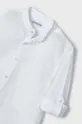 biały Mayoral koszula z domieszką lnu dziecięca
