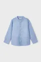 plava Dječja košulja s dodatkom lana Mayoral Za dječake