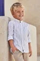 λευκό Παιδικό βαμβακερό πουκάμισο Mayoral Για αγόρια