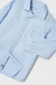 modrá Detská bavlnená košeľa Mayoral