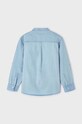 Chłopiec Mayoral koszula bawełniana dziecięca 3125.5K.Mini.PPYH niebieski
