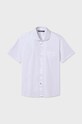 Mayoral koszula bawełniana dziecięca bawełna biały 6116.7B.Junior.PPYH