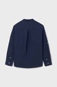 Mayoral camasa de bumbac pentru copii 6121.7A.Junior.PPYH bleumarin SS24
