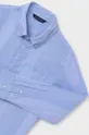modrá Detská bavlnená košeľa Mayoral