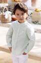 Бавовняна сорочка для немовля Tartine et Chocolat casual бірюзовий TY12071.80.94