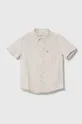 μπεζ Παιδικό βαμβακερό πουκάμισο Abercrombie & Fitch Για αγόρια