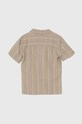 Abercrombie & Fitch cămașă de in pentru copii KI225.4020 bej SS24