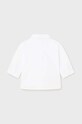 Mayoral Newborn koszula bawełniana niemowlęca 1196.1L.Newborn.PPYH biały SS24