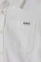 Мальчик Детская рубашка с примесью льна Guess N4GH00.WG5G0.PPYH белый