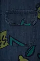 Detská riflová košeľa Guess tmavomodrá