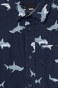 Băieți Vans camasa de bumbac pentru copii SHARK SS VN000GBJLKZ verde