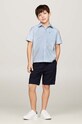 Detská košeľa Tommy Hilfiger modrá KB0KB08864.128.176.PPYH