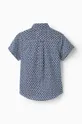 Παιδικό βαμβακερό πουκάμισο zippy σκούρο μπλε