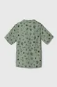 Otroška bombažna srajca Vans zelena