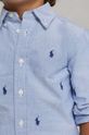 Polo Ralph Lauren camasa de bumbac pentru copii albastru 322878876001