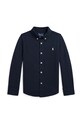Παιδικό βαμβακερό πουκάμισο Polo Ralph Lauren 322914506001 σκούρο μπλε AW24