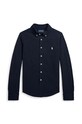Otroška bombažna srajca Polo Ralph Lauren Dolg mornarsko modra 323914506001