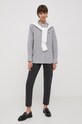 Βαμβακερό πουκάμισο Tommy Hilfiger WW0WW41072 γκρί SS24