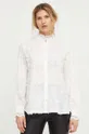λευκό Βαμβακερό πουκάμισο Bruuns Bazaar