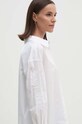 Βαμβακερό πουκάμισο Dkny E31M1RDM λευκό SS25