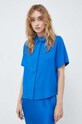Πουκάμισο Samsoe Samsoe μπλε F21200143