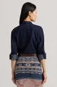 Джинсова сорочка Lauren Ralph Lauren темно-синій