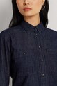 Odzież Lauren Ralph Lauren koszula jeansowa 200925811 granatowy