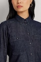 Odzież Lauren Ralph Lauren koszula jeansowa 200925811 granatowy