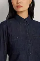 Τζιν πουκάμισο Lauren Ralph Lauren 100% Βαμβάκι