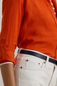 Lauren Ralph Lauren koszula lniana pomarańczowy 200782777