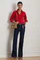 Odzież Lauren Ralph Lauren koszula damska lniana 200782777 czerwony