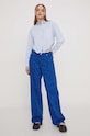 Рубашка Tommy Jeans DW0DW17520 голубой AW24