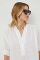 Polo Ralph Lauren bluzka lniana biały 211925088