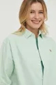 zelena Bombažna srajca Polo Ralph Lauren
