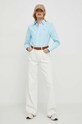 Polo Ralph Lauren koszula bawełniana 211932521 niebieski SS24