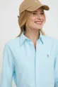 modrá Bavlnená košeľa Polo Ralph Lauren