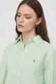zelena Bombažna srajca Polo Ralph Lauren