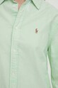 Polo Ralph Lauren koszula bawełniana 211932521 zielony