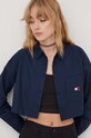 Tommy Jeans cămașă din bumbac DW0DW17345 bleumarin