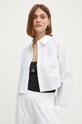 Calvin Klein Jeans koszula bawełniana biały J20J222614