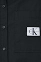 Bombažna srajca Calvin Klein Jeans J20J222614 črna