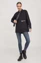 Bombažna srajca Karl Lagerfeld Jeans črna