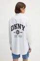 Dkny camicia in cotone HEART OF NY 100% Cotone