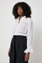 λευκό Βαμβακερό πουκάμισο Luisa Spagnoli BALSAMICA Γυναικεία