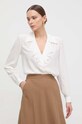 Luisa Spagnoli camicia in seta beige 540915