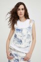 Levi's top jeansowy wzorzyste biały A7314