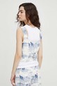 Odzież Levi's top jeansowy A7314 biały