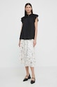 Bruuns Bazaar koszula CamillaBBNicole shirt BBW3774 czarny SS24