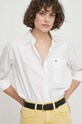 Бавовняна сорочка Tommy Hilfiger білий WW0WW41410