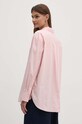 Odzież Tommy Hilfiger koszula bawełniana WW0WW41410 różowy
